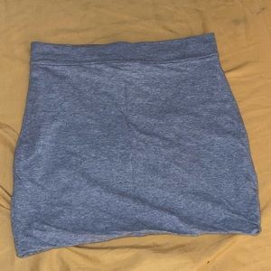 Women’s mini spandex skirt